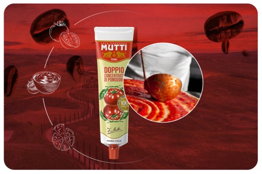 Mutti talianska dvojitá paradajková pasta v tube 130g