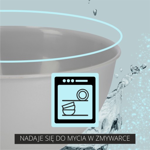 PLASTOVÁ KUCHYŇSKÁ MISKA NA ŠALÁT, 5 L, SIVÁ
