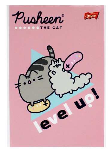 NOTEBOOK NOTEBOOK A6 PUSHEEN GRID 50 LIST