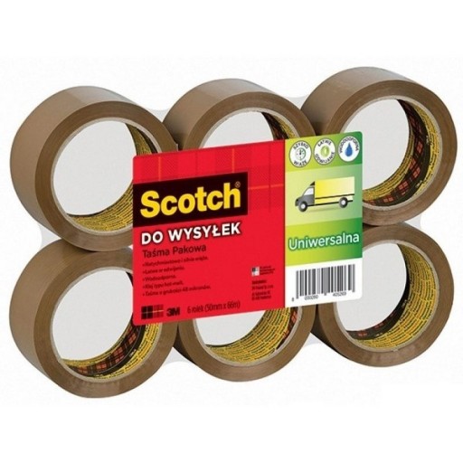 3M BALiaca PÁSKA 50 mm x 66 mm HNEDÁ PRÍRODNÁ GUMA 1 kus HNEDÁ