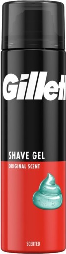 Gillette original scent gél na holenie 200 ml