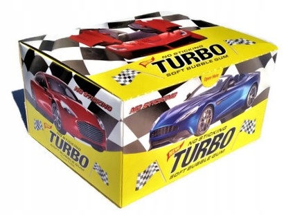 Žuvačky Turbo NO STICKING 100 kusov 450g