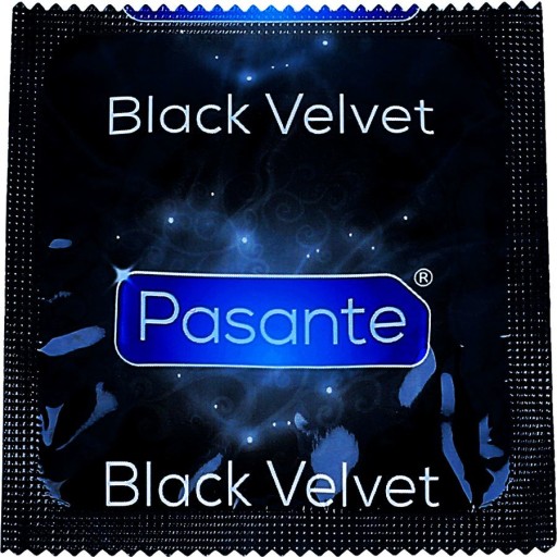 PASANTE BLACK VELVET BLACK KONDÓMY XL 1 KS.