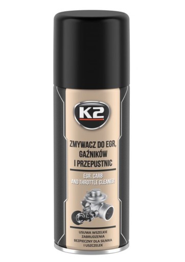 K2 ČISTIČ KARBURÁTOROV EGR TURBO ŠKRTY 400ml