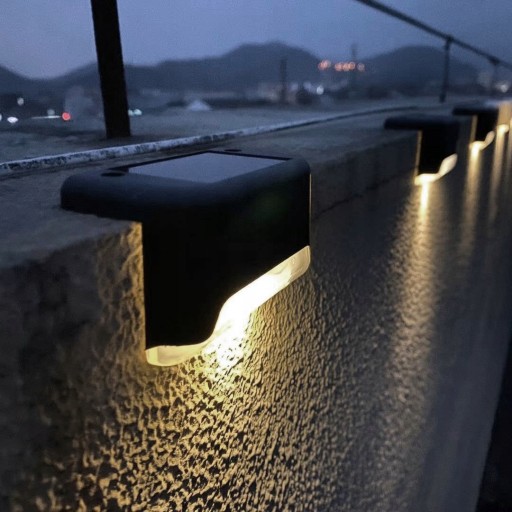 SOLÁRNE ZÁHRADNÉ SCHODISKO LED PRE TERASU VODOTĚSNÉ 4KS