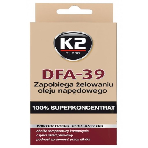 K2 DFA-39 ZIMNÁ PRÍSADA DIESELOVÝ DEPRESOR 50ml