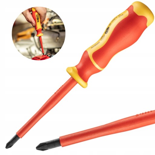 SKRUTKOVAČ PZ2 X 6 X 100 MM 1000V 04-136 NEO TOOLS