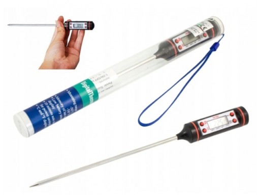 Elektronický kuchynský teplomer, digitálny, sonda