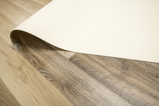 šírka 4 m FLEXIBILNÝ KOBEREC PVC DOSKY TMAVÝ VZOR DOSKY PANEL.