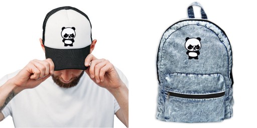 Nažehľovacia nášivka Panda rozrušená a nahnevaná