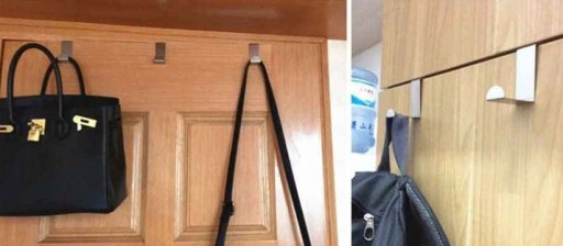 HOOK vešiak na dvere do kúpeľne, dvierka skriniek, kuchyňa kúpeľňa, 2 ks