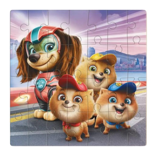 Náučné puzzle Tlapková patrola Little Heroes 28 dielikov