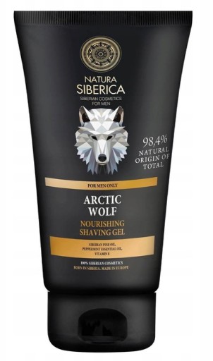 NATURA SIBERICA MUŽI VYŽIVUJÚCI GÉL NA HOLENIE SO ŽENŠENOM A VITA E 150ml