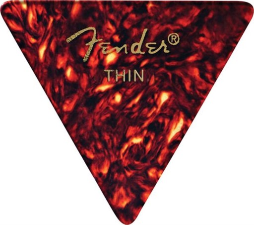 Tenké gitarové trsátko Fender 355 Shell Celluloid