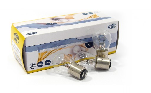Žiarovka 21/5W 12V - P21/5W BAY15d Magneti Marelli