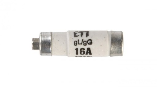 D01 poistková vložka 16A gG 400V AC/250V DC
