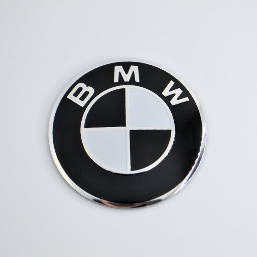 BMW 45mm Emblémový odznak ČIERNA na volante