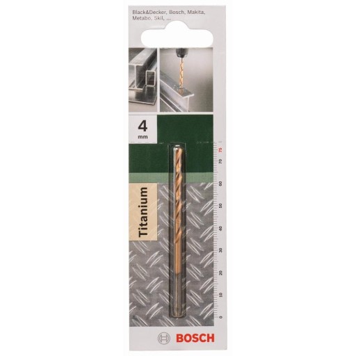 Bosch HSS-Cínový vrták do kovu DIN 338 4,0x43x75