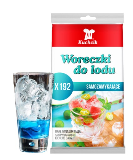 VEĽKÉ SAMOUZAVRÁVACIE vrecká na kocky ľadu