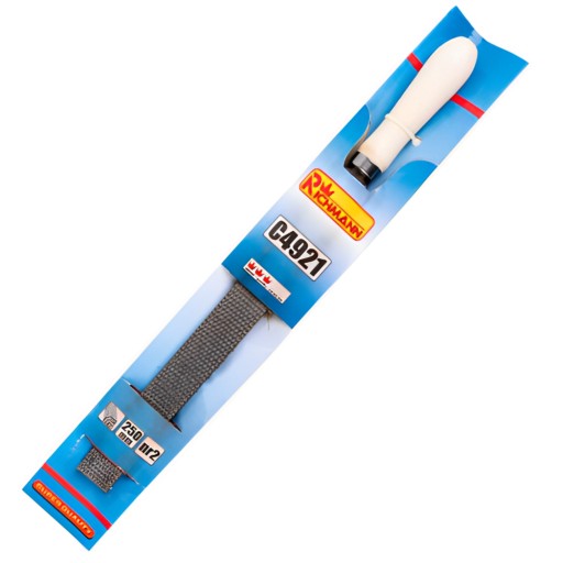 PLOCHÝ PILNÍK NA DREVO 250 mm Č. 2 S RÚČKOU UNIVERZÁL RICHMANN C4921