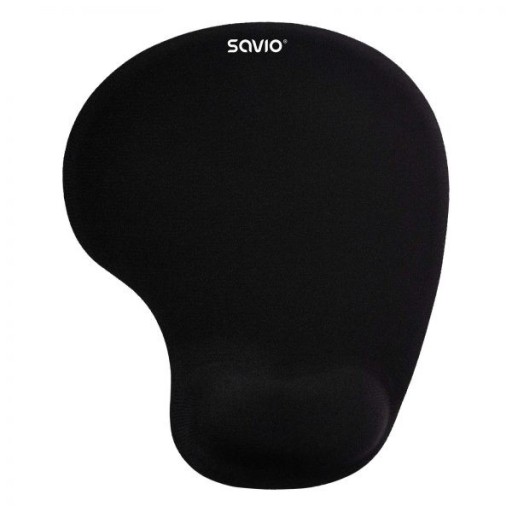 SAVIO SAVIO MP-01B gélová podložka pod myš, čierna