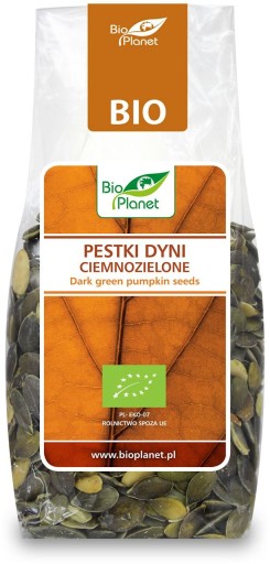 TMAVOZELENÉ BIO TEKVICOVÉ SEMIENKA 150 G BIO PLANÉTA