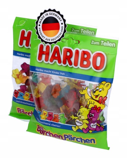 HARIBO sladké a kyslé medvedíky ovocné želé 160g