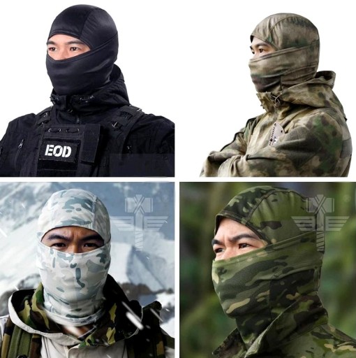 NINJA univerzálna taktická vojenská ASG kukla