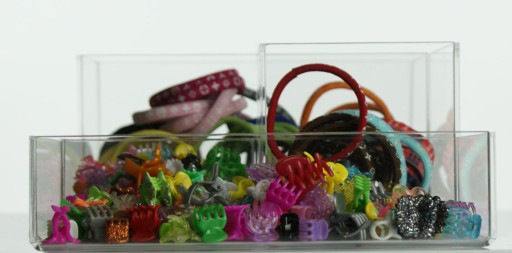 Box Container Organizer vyrobený z priehľadného plexiskla