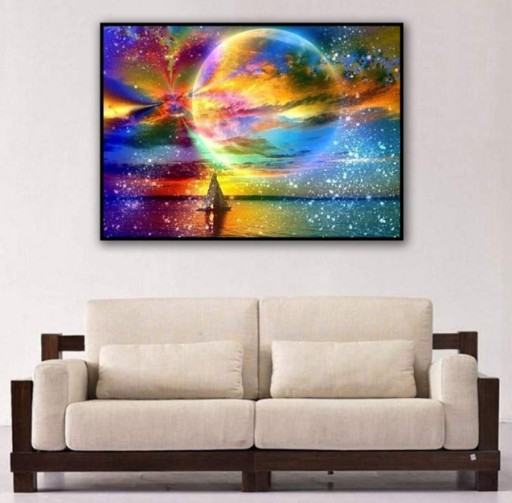DIAMANTOVÉ VYŠÍVACIE KORÁLKY MOZAIKA 5D SET OBRAZ DIAMANTOVÁ MAĽBA 30x40CM