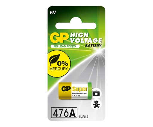 Alkalická batéria GP 476A PX28A 4LR44 4R44 6V 105