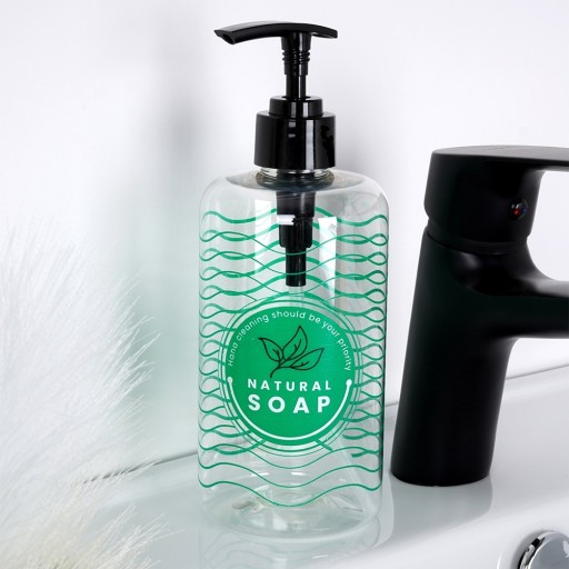 Dávkovač TEKUTÉHO MYDLA, gél, prostriedok na umývanie riadu, kuchyňa, kúpeľňa, 500 ml