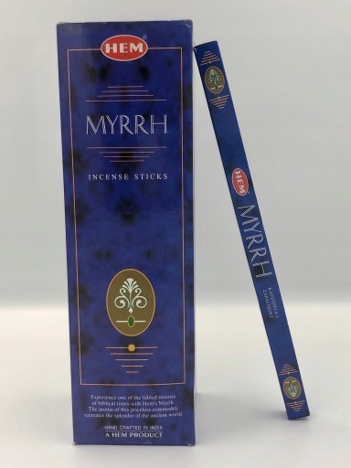 Vonné tyčinky indickej myrhy, HEM