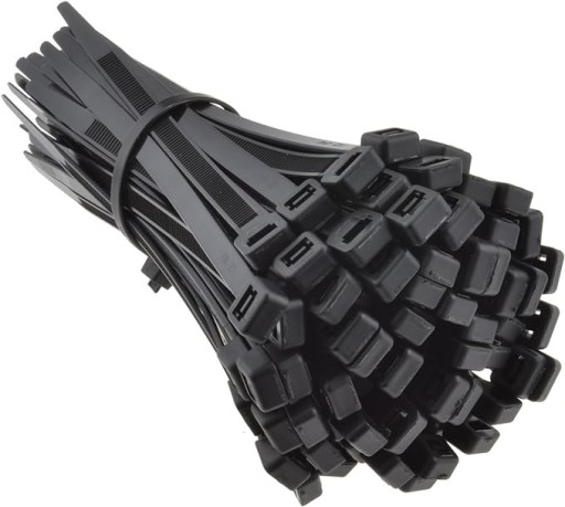 KABELOVÉ VIAZAČKY Zipsové VIAZAČKY ČIERNA 4,8x300mm