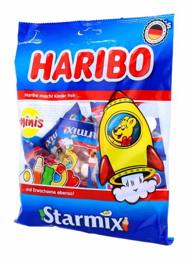 HARIBO Starmix MINI MIX Príchute ovocné želé 250g