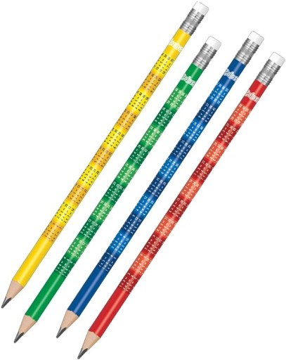 COLORINO Ceruzka s násobilkou a gumou, 1 ks