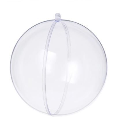 Akrylová forma na bomby do kúpeľa Stredová guľa 6 cm