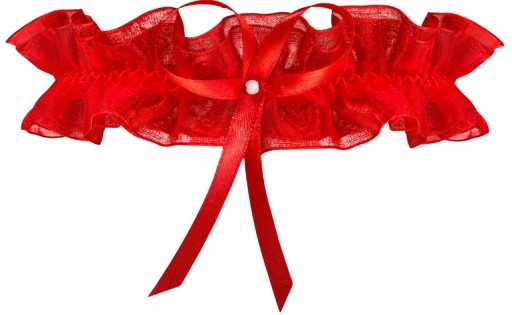 PODväzok na ples JULIMEX MONACO ČERVENÝ SILIKÓNOVÝ PROM