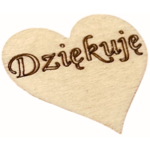Gravírované drevené srdce 3x3 cm decoupage dekorácia darčekový dekor