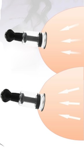 Pumpa na bradavky na klitoris BDSM Erotic Gadgets Sexuálne pumpy Veľkosť M 1ks
