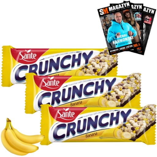 SANTE BATON CRUNCHY S ČOKOLÁDOVÝM POVRCKOM 40G