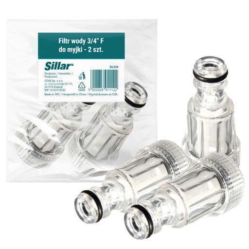 2x 3/4 Sillar kohútik vodný filter pre podložku Karcher K2-K7 Nilfisk Lavor Stihl