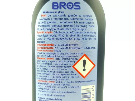 BROS - Nádrž na riasy do jazierok 250ml (4210)