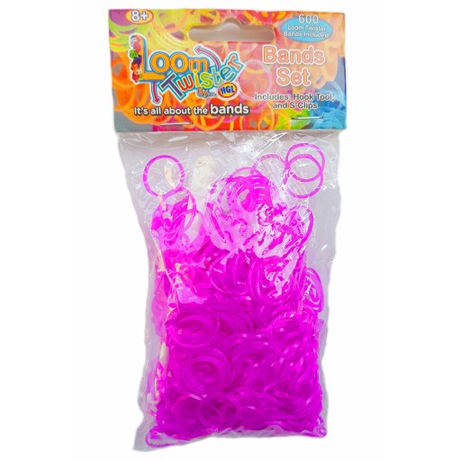 LOOM BANDS GUMOVÉ NÁRAMKY 600 KS, FIALOVÉ