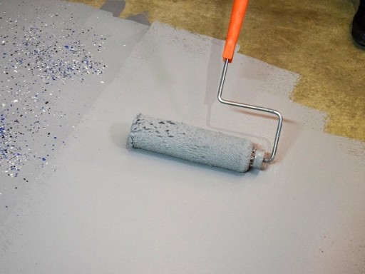 Dekoračné vločky na živicové podlahy, grafit, 100g