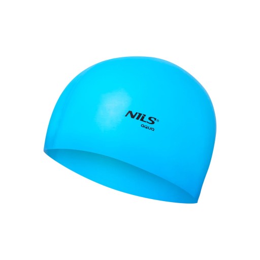 NQC SOLID COLOR BL02 MODRÁ SILIKÓNOVÁ ČIAPKA NILS AQUA
