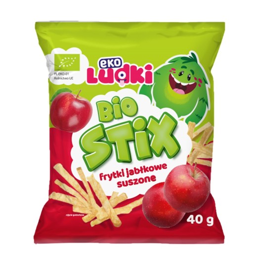 Sušené jablkové hranolky 40g - NaturaVena