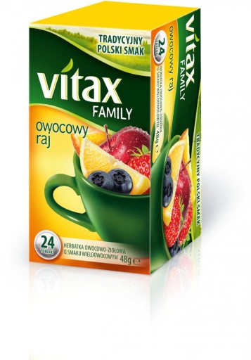 Vitax Family ovocný čaj ovocný raj 24x2g