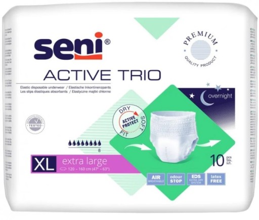 SENI ACTIVE TRIO XL naťahovacie savé nohavičky 1 ks