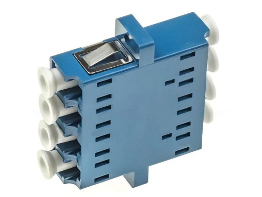 Jednorežimový LC/UPC quad FTTH optický adaptér